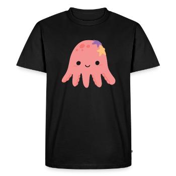 Pieuvre - T-shirt Premium bio Homme - noir - Devant - Nico (187cm)
