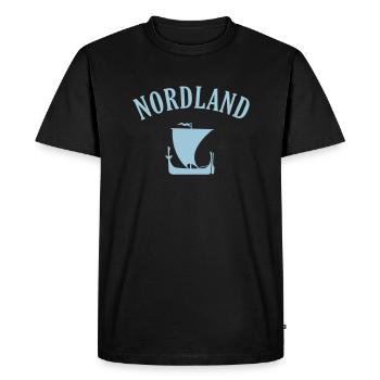 Nordland - T-shirt Premium bio Homme - noir - Devant - Nico (187cm)