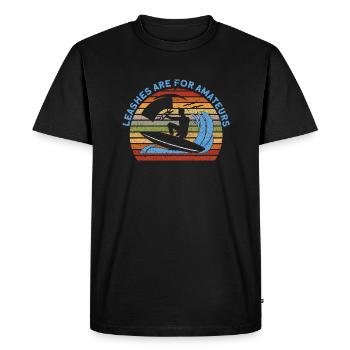 Les leashs de kitesurfeur sont un cadeau pour les amateurs - T-shirt Premium bio Homme - noir - Devant - Nico (187cm)