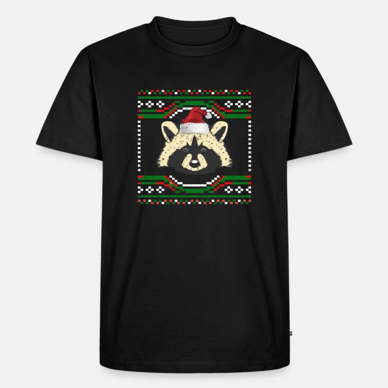 Trash Panda Pull moche - T-shirt Premium bio Homme - noir