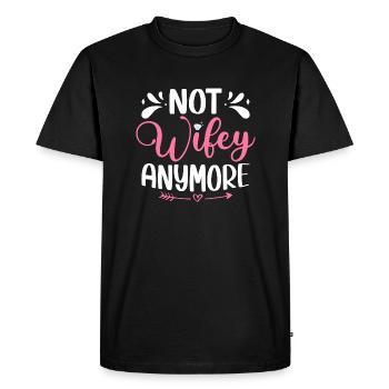 Plus femme Divorce Divorcé Ex-femme - T-shirt Premium bio Homme - noir - Devant - Nico (187cm)