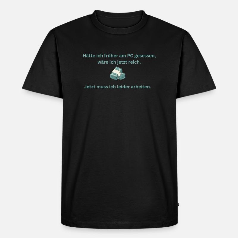 PC KInd 2 - Männer Premium Bio T-Shirt - Schwarz