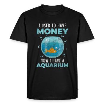 Animal de compagnie éleveur d’aquarium - T-shirt Premium bio Homme - noir - Devant - Nico (187cm)