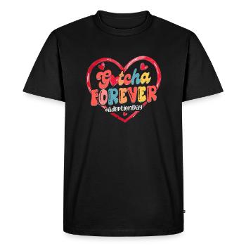Famille d’adoption Gotcha Forever - T-shirt Premium bio Homme - noir - Devant - Nico (187cm)