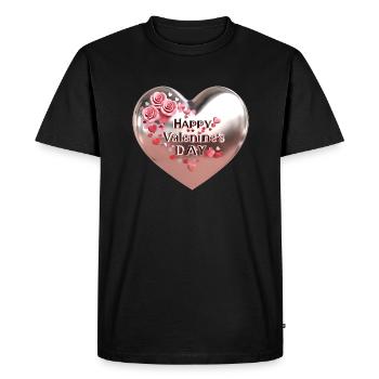 Untitled Design 27 - Men's Premium Organic T-Shirt - black - Front - Nico (187cm)