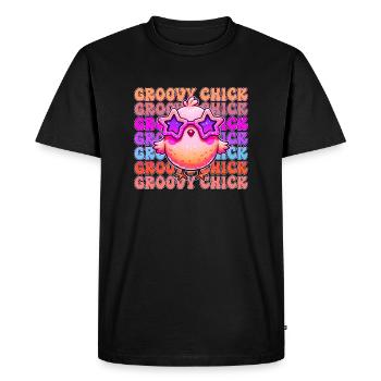 Easter Easter Bunny Easter Eve Easter Sunday Easter Egg Spring - Men's Premium Organic T-Shirt - black - Front - Nico (187cm)