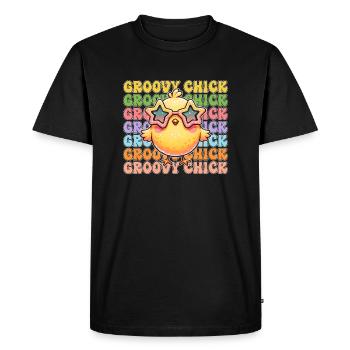 Easter Easter Bunny Easter Eve Easter Sunday Easter Egg Spring - Men's Premium Organic T-Shirt - black - Front - Nico (187cm)