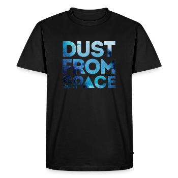 _DUST DE L'ESPACE HIPSTER GEEK T-SHIRT - T-shirt Premium bio Homme - noir - Devant - Nico (187cm)