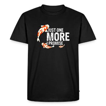 Vintage Juste un de plus je promets drôle d’amoureux de Koi - T-shirt Premium bio Homme - noir - Devant - Nico (187cm)