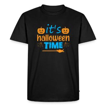 It s halloween time - humor - Men's Premium Organic T-Shirt - black - Front - Nico (187cm)