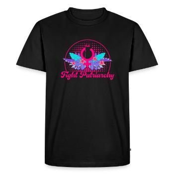 Autonomisation de l’égalité des sexes F - T-shirt Premium bio Homme - noir - Devant - Nico (187cm)