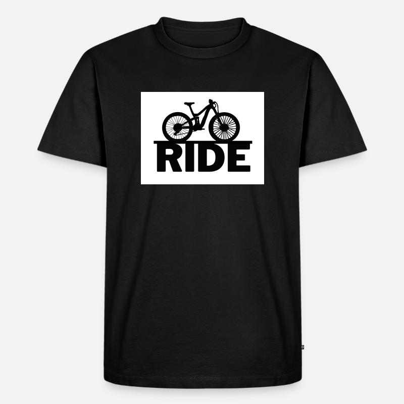 Ride - Männer Premium Bio T-Shirt - Schwarz