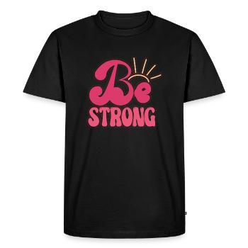 BEST 2023 QUOTES Be Strong - T-shirt Premium bio Homme - noir - Devant - Nico (187cm)