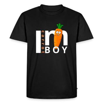 I'm a carrot! Carrot Boy! The fans of the champion! - Men's Premium Organic T-Shirt - black - Front - Nico (187cm)