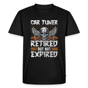 Car Engine Classic - Men's Premium Organic T-Shirt - black - Front - Nico (187cm)