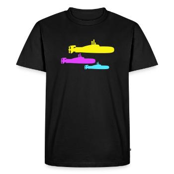 3 Submarines Fleet Three Squadrons Group Team Crew - Men's Premium Organic T-Shirt - black - Front - Nico (187cm)
