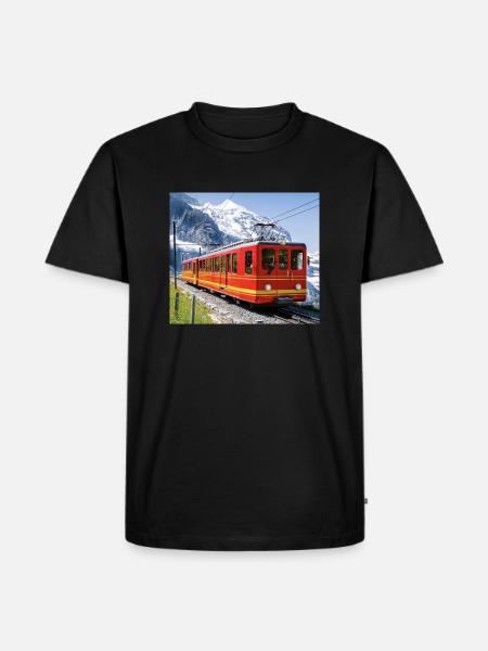 Jungfraujoch - Men's Premium Organic T-Shirt - black