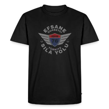 Iğdır - T-shirt Premium bio Homme - noir - Devant - Nico (187cm)