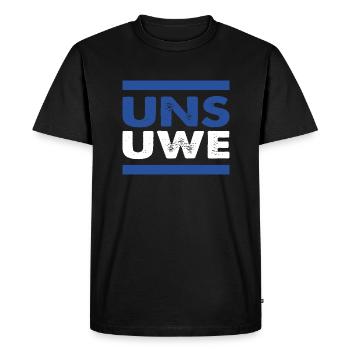 Uns Uwe Hamburg Erinnerung - T-shirt Premium bio Homme - noir - Devant - Nico (187cm)