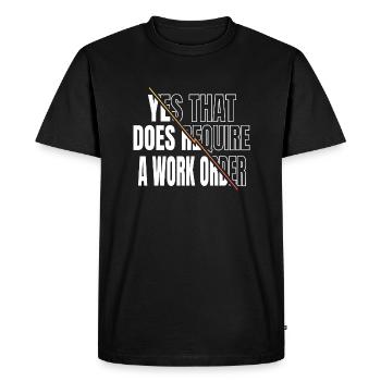 health informatics specialist shirts programming - Men's Premium Organic T-Shirt - black - Front - Nico (187cm)