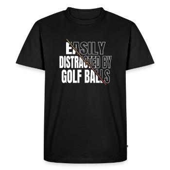 Golfbag GolfLove GolfGift Puter Golfmom - T-shirt Premium bio Homme - noir - Devant - Nico (187cm)