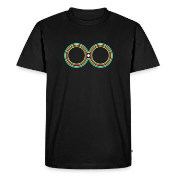 Eight Infinity 9 - Men's Premium Organic T-Shirt - black - Front - Nico (187cm)