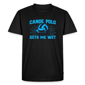Canoë Canoë Canoë Jouer Canoë Solo Team Ges - T-shirt Premium bio Homme - noir - Devant - Nico (187cm)