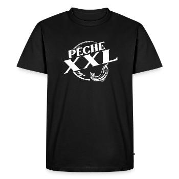 Pêche XXL - Pêcheur de l'Extrême - T-shirt Premium bio Homme - noir - Devant - Nico (187cm)