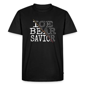 Antivalentineday Bday Animal Shelter Awareness - T-shirt Premium bio Homme - noir - Devant - Nico (187cm)
