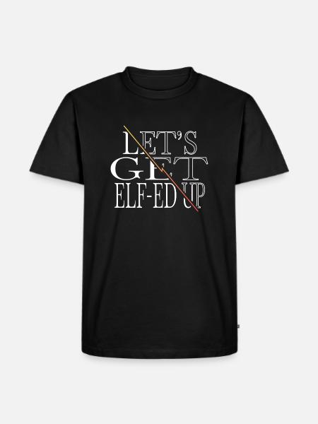 Sayings Gift Bubaprints Christmas Present - Men's Premium Organic T-Shirt - black