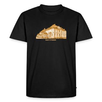 Bad Steben Staatsbad Kur Oberfranken Bavière - T-shirt Premium bio Homme - noir - Devant - Nico (187cm)