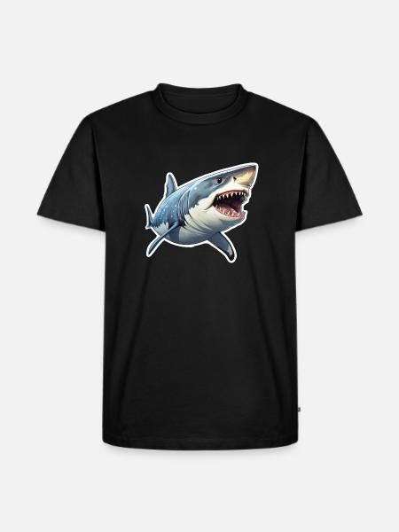 Requin - T-shirt Premium bio Homme - noir