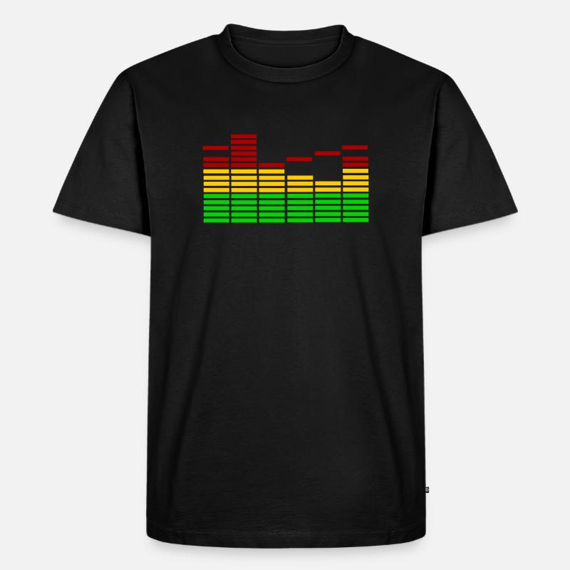 Equalizer - Music - Männer Premium Bio T-Shirt - Schwarz
