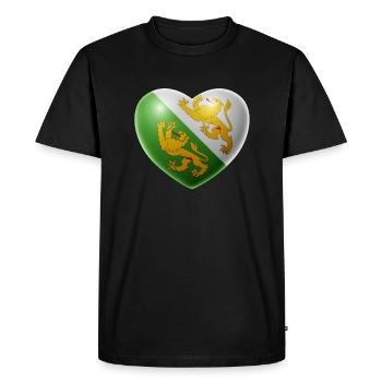 Coeur (Thurgovie) - T-shirt Premium bio Homme - noir - Devant - Nico (187cm)