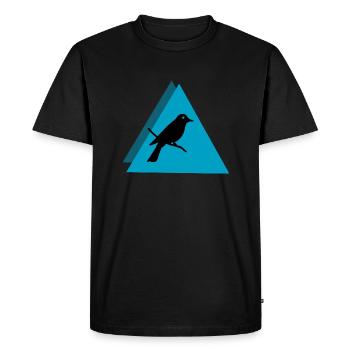 Bird Vogel - T-shirt Premium bio Homme - noir - Devant - Nico (187cm)
