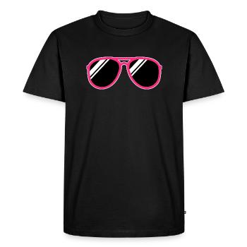 Lunettes de soleil - T-shirt Premium bio Homme - noir - Devant - Nico (187cm)