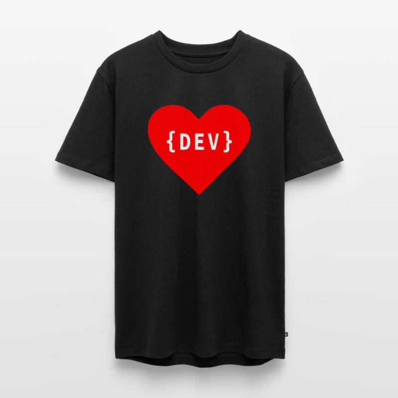 Software Developer, Liebe Code DEV Développeur Tag T-shirt Premium bio Homme