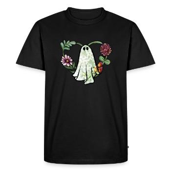 fantôme - T-shirt Premium bio Homme - noir - Devant - Nico (187cm)