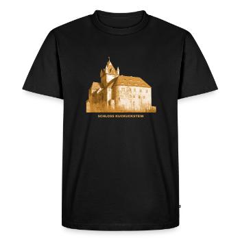 Kuckuckstein Schloss Burg Liebstadt Sachsen - Men's Premium Organic T-Shirt - black - Front - Nico (187cm)