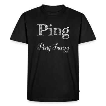 Geek Velocity Training Professional Table Tennis - Men's Premium Organic T-Shirt - black - Front - Nico (187cm)
