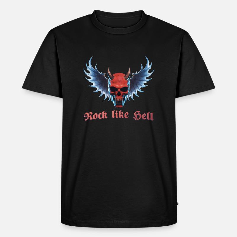 Wing Devil 2024 03 - Männer Premium Bio T-Shirt - Schwarz