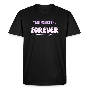GUINGUETTE FOREVER - T-shirt Premium bio Homme - noir - Devant - Nico (187cm)
