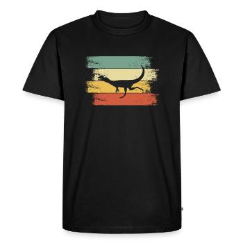 Dino - T-shirt Premium bio Homme - noir - Devant - Nico (187cm)