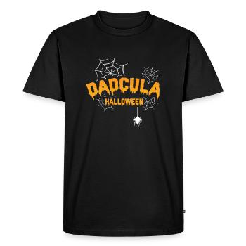 DADcula Halloween Awesome Cob Spider Designs - T-shirt Premium bio Homme - noir - Devant - Nico (187cm)