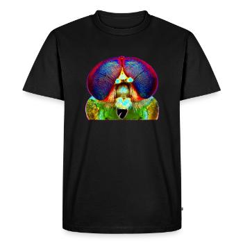 Cauchemar dans la rue des yeux composés - T-shirt Premium bio Homme - noir - Devant - Nico (187cm)
