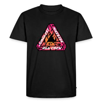 Junglist Massive DNB Drum N Bass Raver EDM DJ - Men's Premium Organic T-Shirt - black - Front - Nico (187cm)