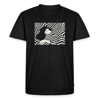 Produits dérivés de la conception de la dame endormie - T-shirt Premium bio Homme - noir - Devant - Nico (187cm)