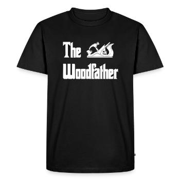 Woodworking Lover Gift Carpentry The - Men's Premium Organic T-Shirt - black - Front - Nico (187cm)