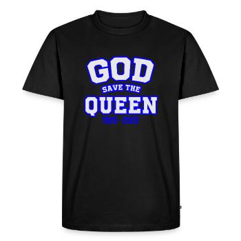 God Save The Queen 1926 - 2022 - T-shirt Premium bio Homme - noir - Devant - Nico (187cm)
