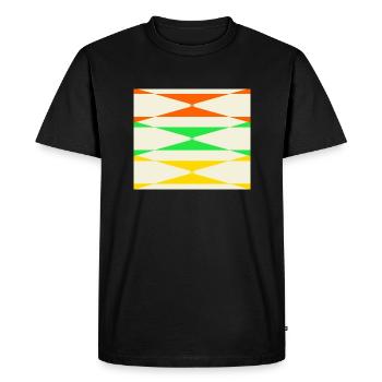 Color corner - Men's Premium Organic T-Shirt - black - Front - Nico (187cm)